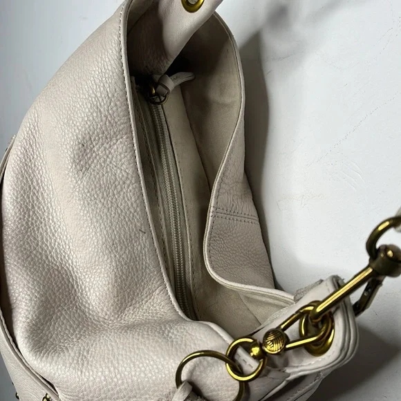 The Sak Antique White Cream Leather Bag Happy & Free - Picture 3 of 10